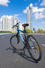 Image showing  Bicycle On Empty Road