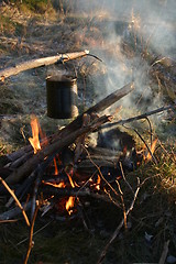 Image showing making coffee