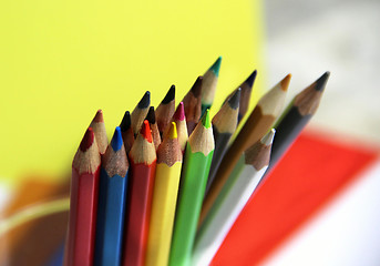 Image showing Multicolored pencils