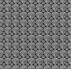 Image showing Seamless pattern composed of diamonds