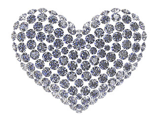 Image showing Diamond heart