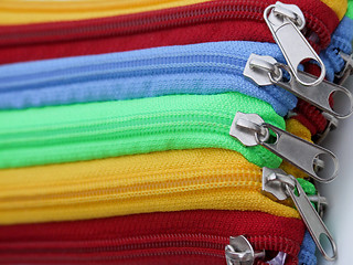 Image showing Zippers