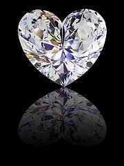 Image showing Diamond heart