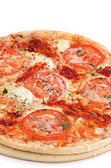 Image showing Cheese and Tomato Pizza