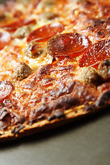 Image showing Pepperoni pizza