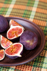 Image showing  fresh figs