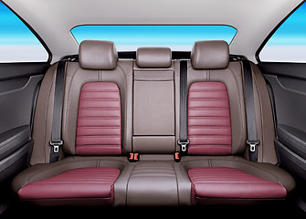 Image showing back seat