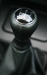 Image showing Gearshift of car