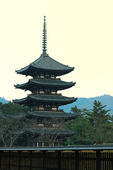 Image showing five storey pagoda