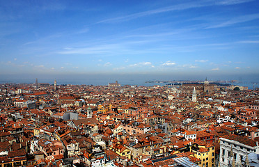 Image showing Venice roofs