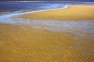 Image showing water and beach  in rio de la plata