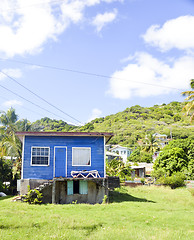 Image showing historic Caribbean architecture residence Union Island