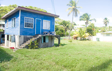 Image showing historic Caribbean architecture residence Union Island
