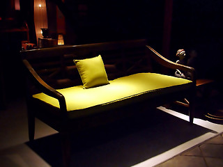 Image showing Green sofa