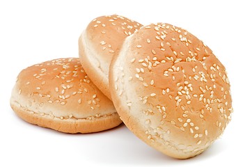 Image showing Burger Sesame Seed Buns