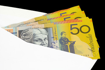 Image showing Closeup of Australian currency

