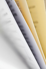 Image showing sheets of paper