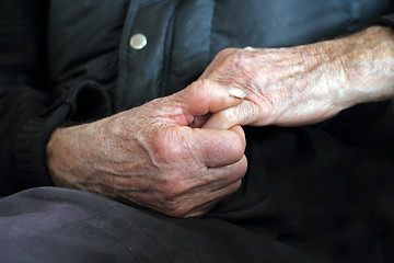 Image showing detail of old hands