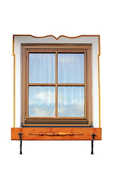 Image showing traditional window on white