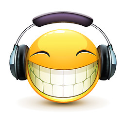 Image showing Musical emoticon 