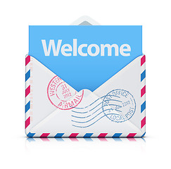 Image showing Welcome concept