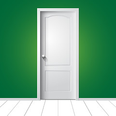 Image showing White door