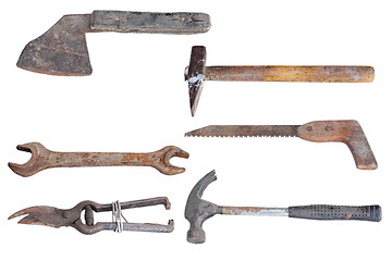 Image showing collection of old tools