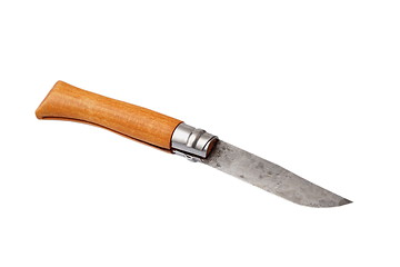 Image showing old hunting knife