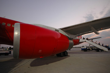 Image showing Red plane