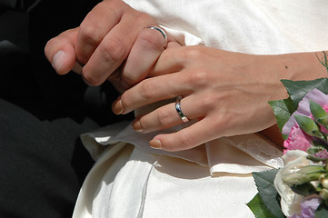 Image showing Hands and rings