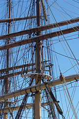 Image showing Masts and Rigging