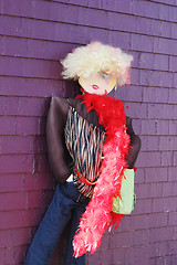 Image showing Mannequin dressed in funky clothing