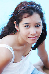 Image showing Beautiful teenaged girl from Thailand