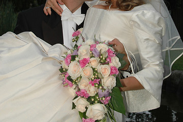 Image showing Bride and groom