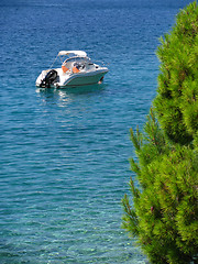 Image showing Modern speed boat