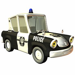 Image showing Toon Car Police