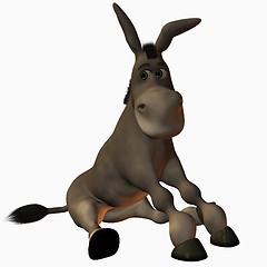 Image showing Toon Donkey