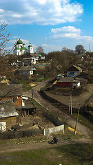 Image showing Panorama of Novgorod-Seversky from above