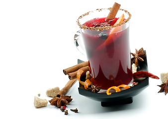 Image showing Mulled Wine and Spices