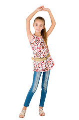 Image showing Girl in the jeans