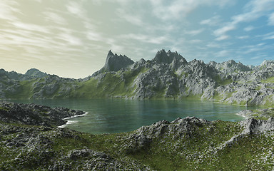 Image showing Mountain Lake