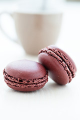 Image showing Two macaroons