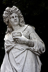 Image showing marble statue of a women 