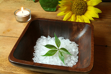 Image showing Wooden Spa