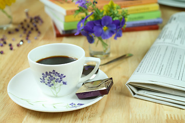 Image showing Morning coffee