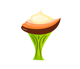 Image showing Delicious dessert illustration