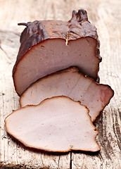 Image showing smoked pork fillet