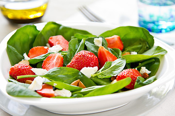 Image showing Strawberry salad