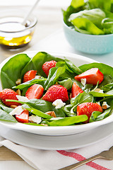 Image showing Strawberry salad