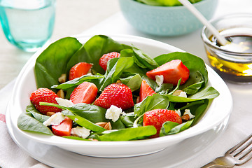 Image showing Strawberry salad